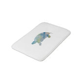 Schildpad voor Waterverf Badmat (Gekanteld)