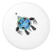 Schildpad voor Zee Keramische Knop (Voorkant)