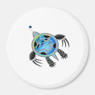 Schildpad voor Zee Magneet