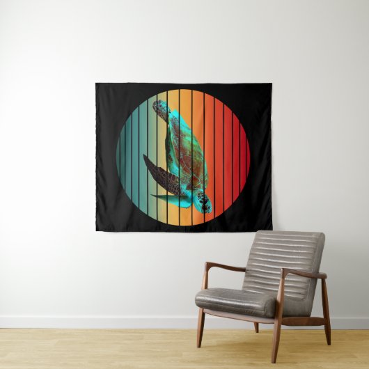 Schildpad wandkleed (In Situ (horizontaal))