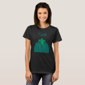 Schildpad Zee Dier Amphibian Turtle T-shirt (Voorkant volledig)