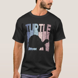 Schildpad Zee schildpad Retro Herpetology Tortoi T-shirt