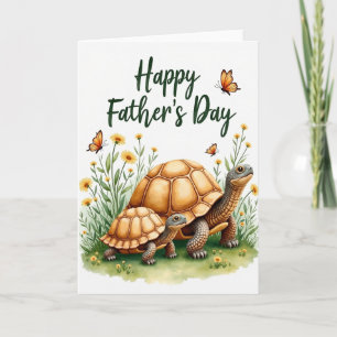 Schildpad Zoete Vaderdag Kaart