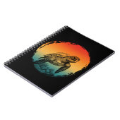 schildpad zomer oceaan zonsondergang notitieboek (Linkerzijde)