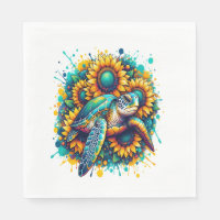 Schildpad Zonnebloem