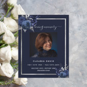 Schildpadblauw-bloemenzilverbegrafeningsprogramma