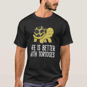 Schildpadden als huisdier Het leven is beter met s T-shirt