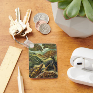  schildpadden en Zeeen schildpadden door Ernst Hae Sleutelhanger