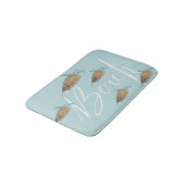 Schildpadden van Zee met "doorsnede" tekst Badmat (Gekanteld)