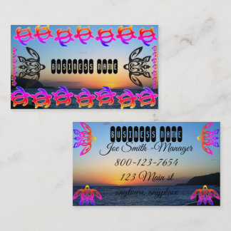  schildpadden visitekaartje