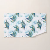 Schildpadden Watercolor Patroon Bad Handdoek (Handdoek)