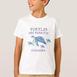 Schildpadden zijn geweldige Zee schildpadden met n T-shirt