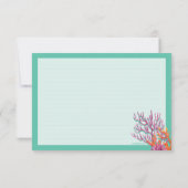 Schildpaddenstoel/uitnodiging Kaart (Achterkant)