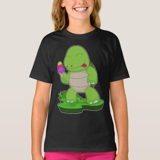 Schildpaddenwafelijs T-shirt (Voorkant)