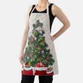 Schildpadduiven in Kerst achtergrond grijs Schort (Insitu)