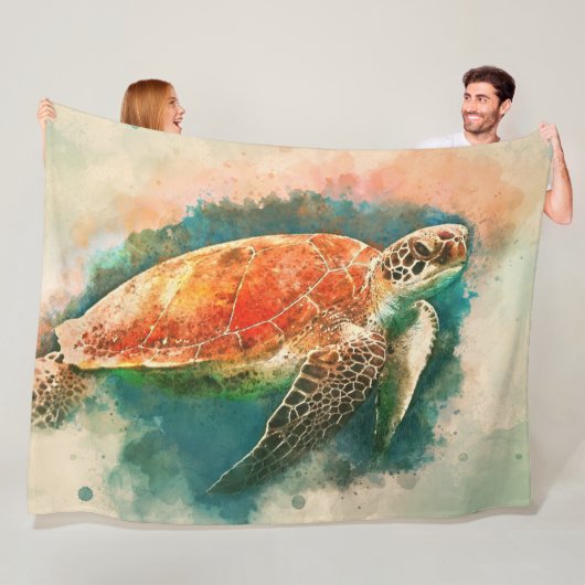 schildpadfleecedeken fleece deken (In situ)