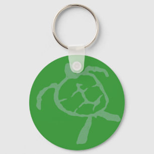 schildpadgroen sleutelhanger
