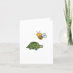 schildpadhommel bedankkaart