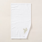 Schildpadontwerp met monogram bad handdoek (Handdoek)