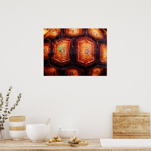 Schildpadpatroon Poster (Keuken)