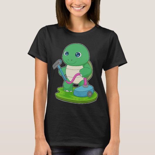 Schildpadreiniger Stofzuiger T-shirt (Voorkant)