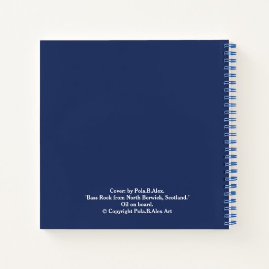 Schildpadschilderkunst in het Schotse landschap ze Notitieboek (Achterkant)