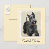 Schildpadschilders - Kute Original Dog Art Briefkaart (Voorkant / Achterkant)