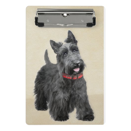 Schildpadschilders - Kute Original Dog Art Mini Klembord (Voorkant)