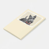 Schildpadschilders - Kute Original Dog Art Post-it® Notes (Schuin)