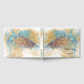 Schildpadschildpad voor Zee met gelijkmatige vakan Gastenboek (Volledig)