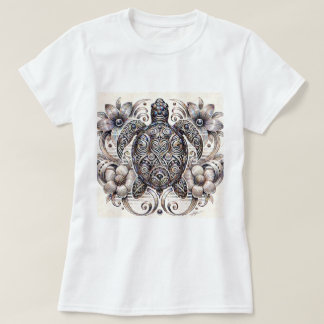 Schildpadstijl T-shirt