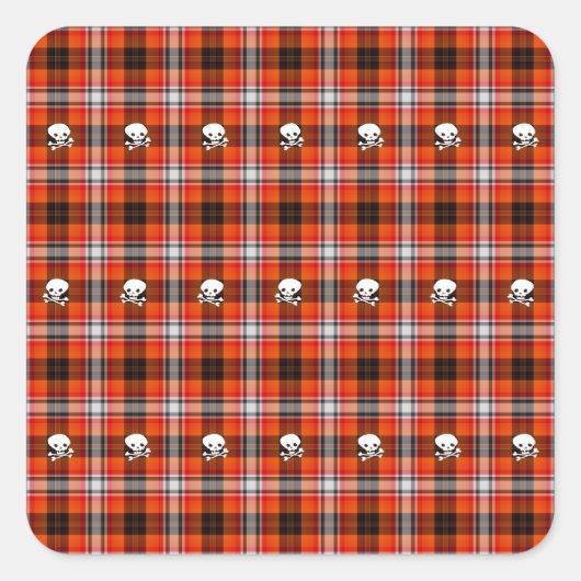 Schildpadvlinders van Schotse gothic stickers (Voorkant)