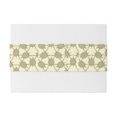 Schildpatroon Uitnodigingen Wikkel (Achterkant Voorbeeld)