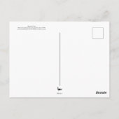 Schildschildpad Briefkaart (Achterkant)