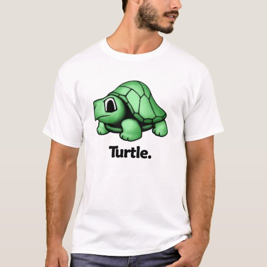 Schildschildpad. T-shirt (Voorkant)