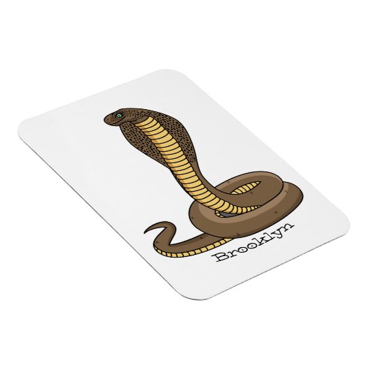 Schildslang met bruine cobra magneet (Rechterzijde)