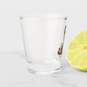 Schildslang met bruine cobra shot glas (Links)