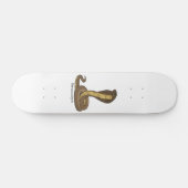Schildslang met bruine cobra skateboard (Horizontaal)
