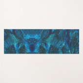 Schilveren van turqouise Galaxy Yogamat (Voorkant (horizontaal))