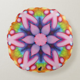 Schilvis Kaleidoscope Rond Kussen