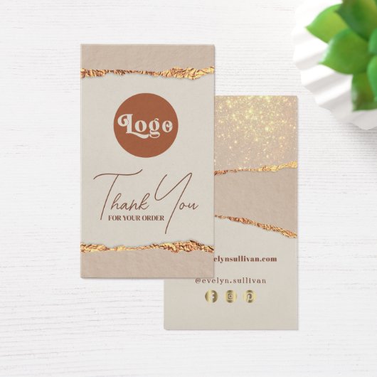 Schimmeer in een vel gesneden insteekverpakking visitekaartje (Bureau)