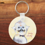 : Schimmelaap Sleutelhanger (Voorkant)