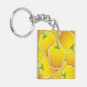 Schimmelgele peper sleutelhanger (Voorkant Links)