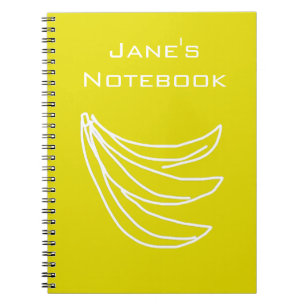 Schimmelgelige banaan notitieboek
