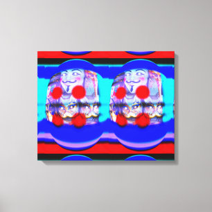 Schimmelige fantasieeitjes canvas afdruk