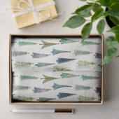 Schimmelige kerstbomen (schilderkunst) tissuepapier (Geschenk)