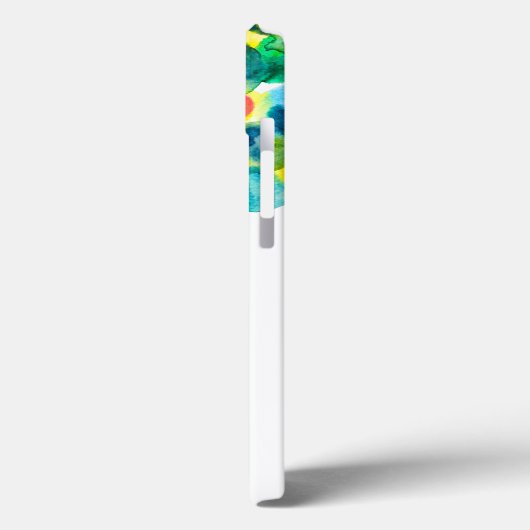 Schimmelkleurige waterverf Case-Mate iPhone case (Achterkant / Links)