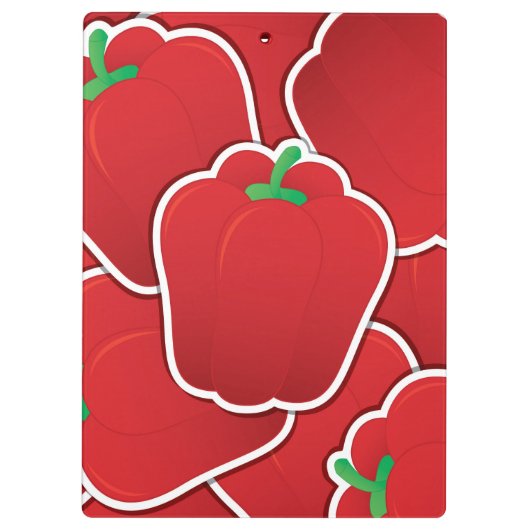 Schimmelrode paprika klembord (Achterkant)