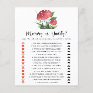 Schimmels baby shower Mama of papa spel