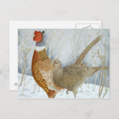 Schimmels in de sneeuw briefkaart (Voorkant / Achterkant)